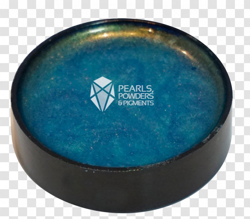 Pigment Turquoise Teal Color Aqua - Powder - Gold Transparent PNG