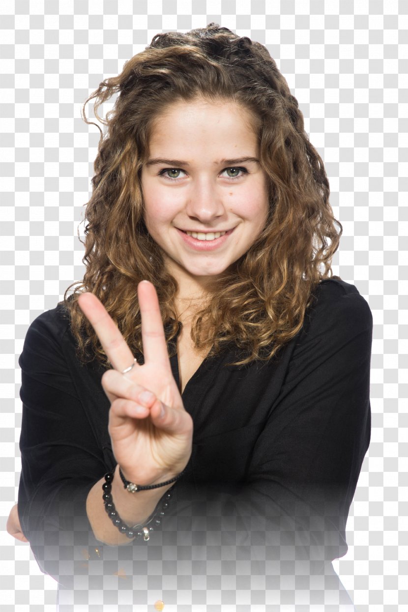 Laura Tesoro Familie VTM Belgium The Voice Van Vlaanderen - Finger Transparent PNG
