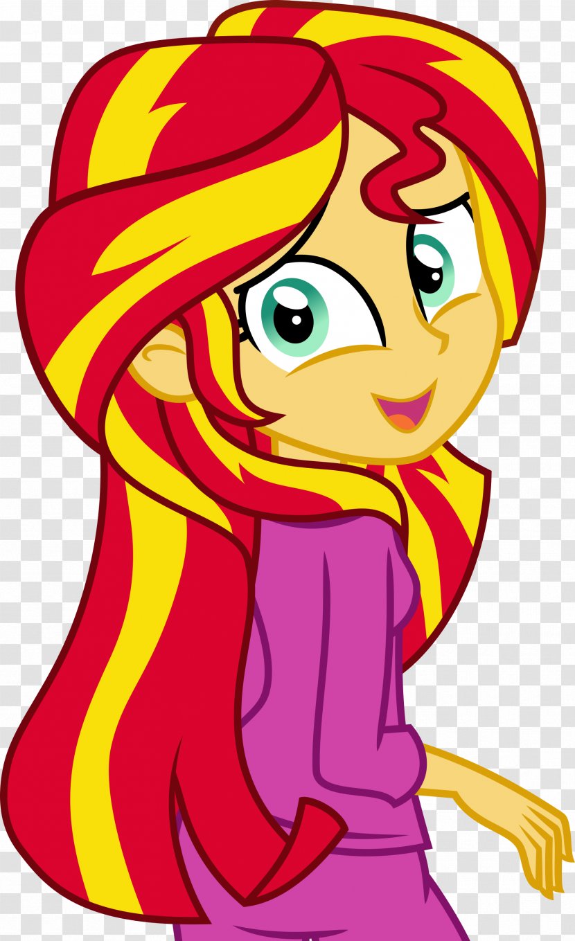 Sunset Shimmer Applejack My Little Pony: Equestria Girls - Frame Transparent PNG