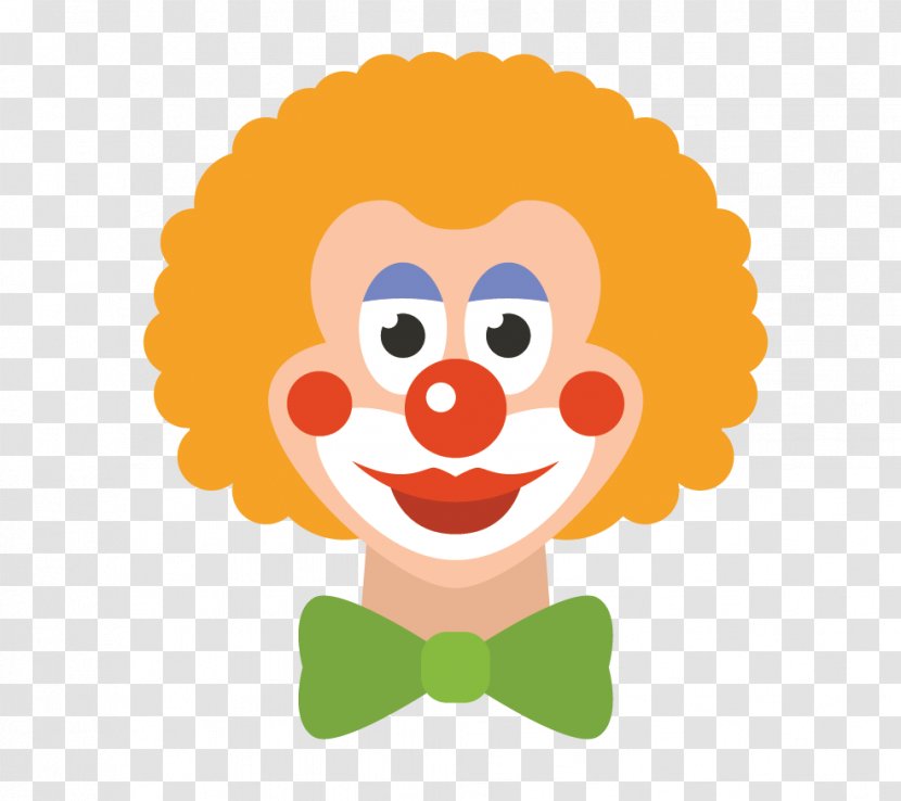 Clown Circus Clip Art - Smile - Yellow Hair Transparent PNG