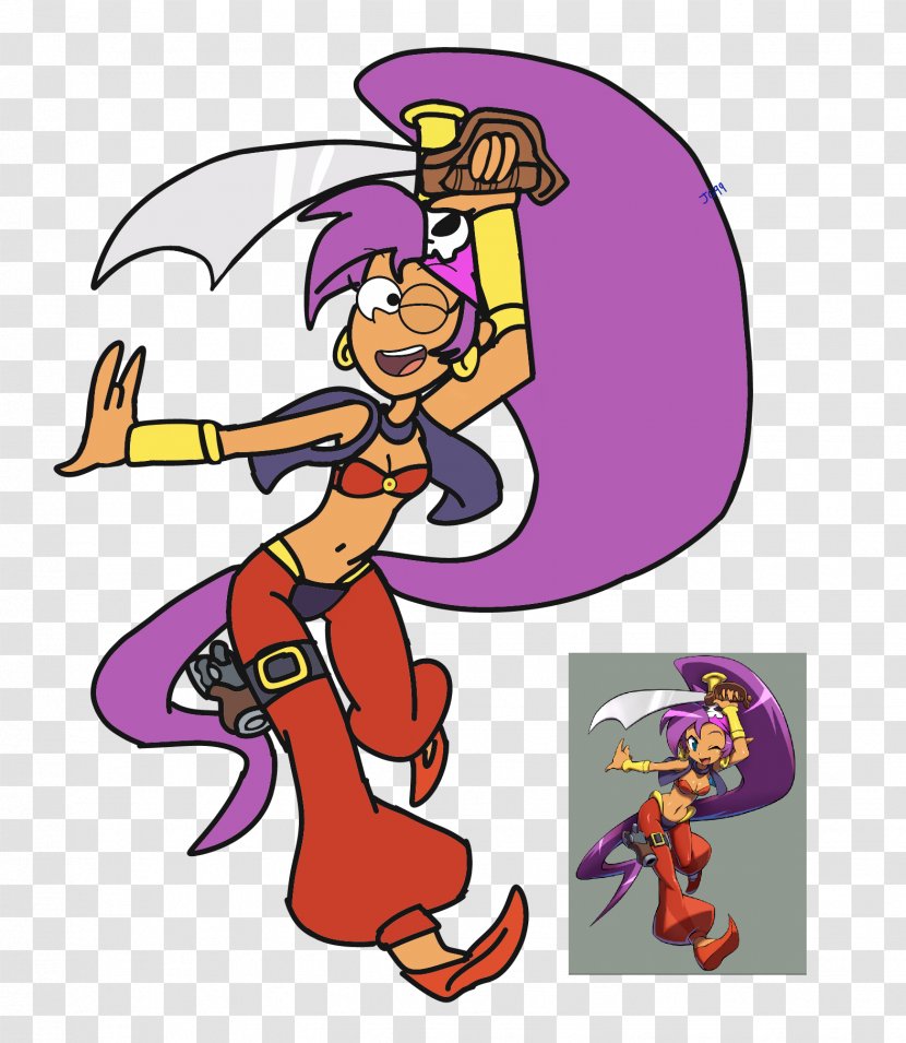 Shantae: Half-Genie Hero Drawing Photography Clip Art - Purple - Smurfs And The Halfgenie Transparent PNG