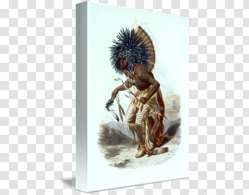 Hidatsa Stock Photography Dog Soldiers - Karl Bodmer - Indian Warrior Transparent PNG