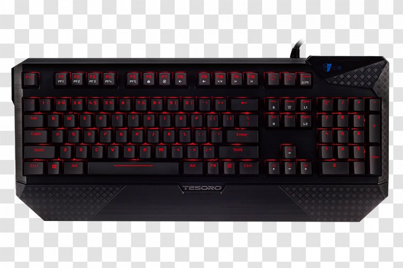 Computer Keyboard TESORO Gaming Mouse TS-H2L Keypad - Input Devices Transparent PNG