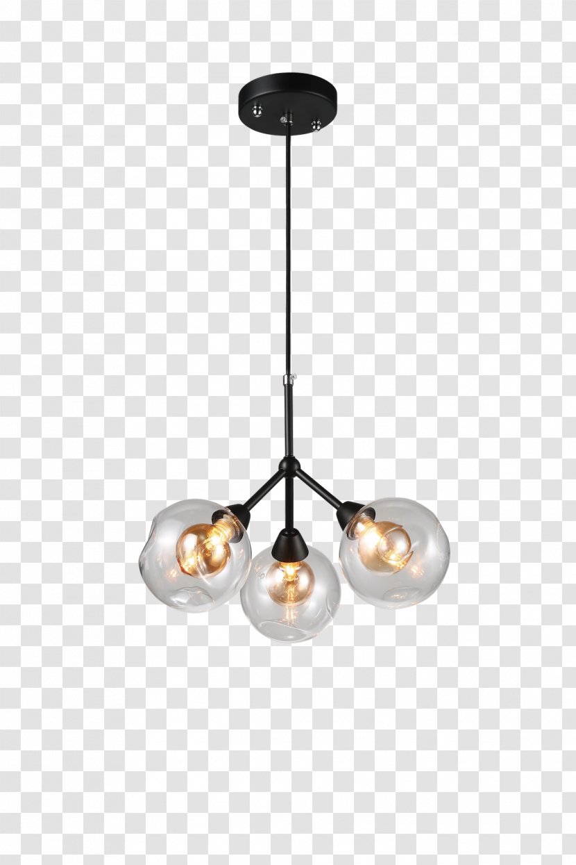 Light Glass Charms & Pendants Lamp - Ceiling Fixture Transparent PNG