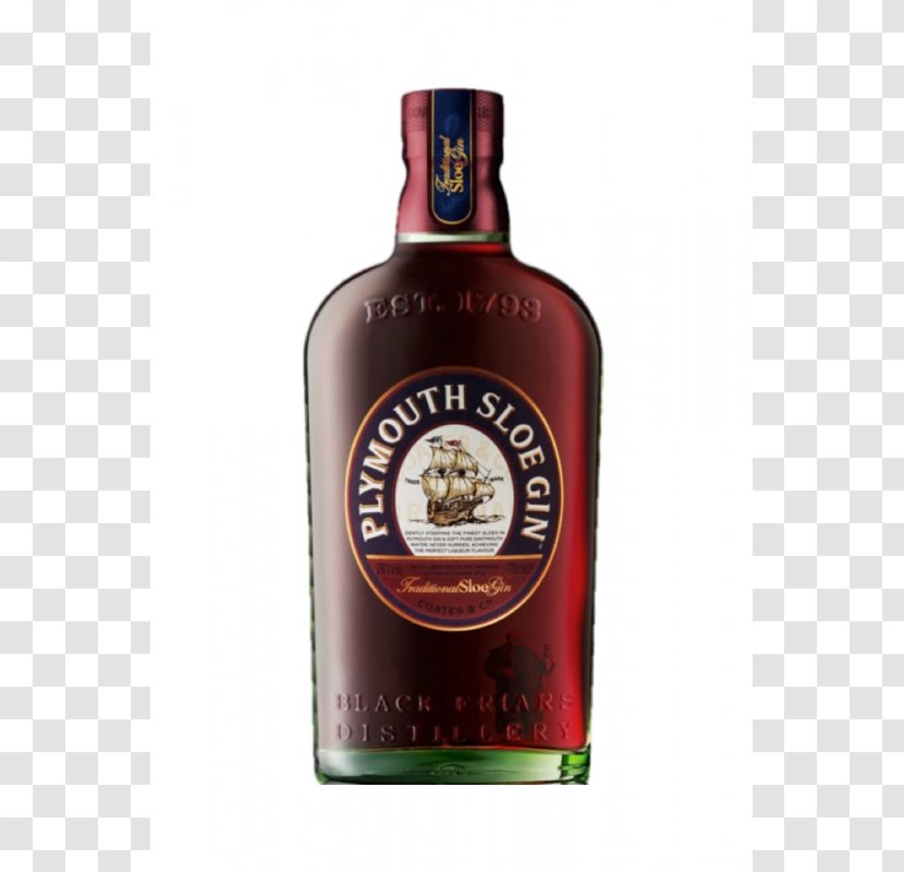 Sloe Gin Plymouth Liqueur Distilled Beverage Transparent PNG