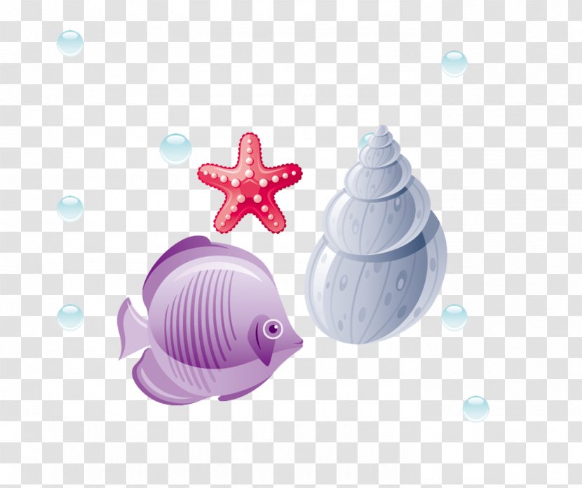 Starfish Euclidean Vector Computer File - Gratis - Fish Conch Transparent PNG
