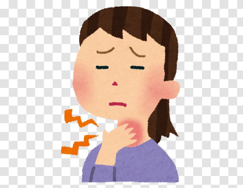 Sore Throat Ache Common Cold Tonsillitis Inflammation - Frame - Sickness Transparent PNG