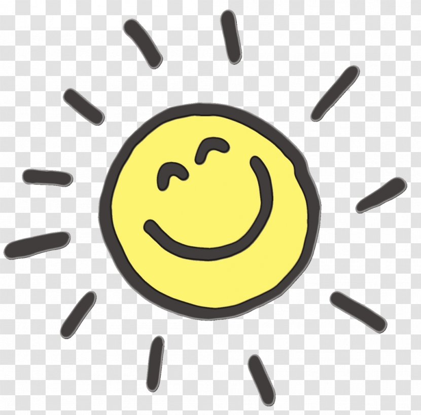 Emoticon Smile - Watercolor - Laugh Thumb Transparent PNG