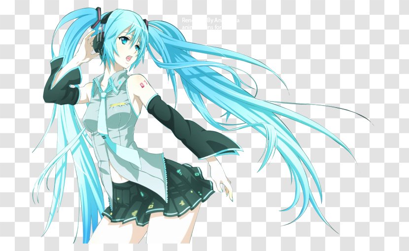 Hatsune Miku Vocaloid Crypton Future Media - Silhouette Transparent PNG