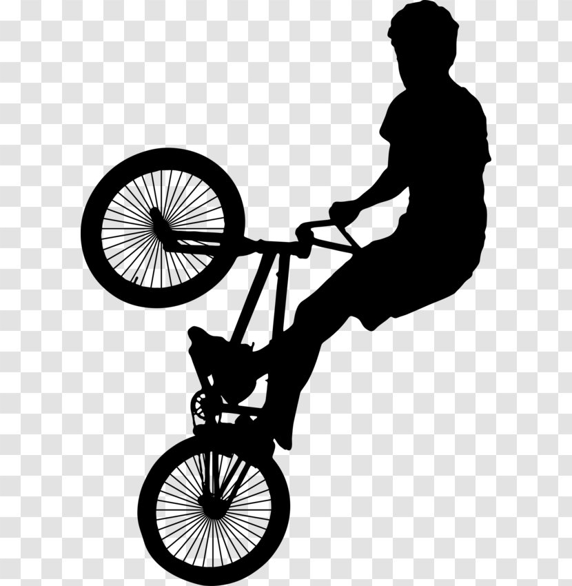 BMX Bike Bicycle Cycling Silhouette - Vehicle Transparent PNG