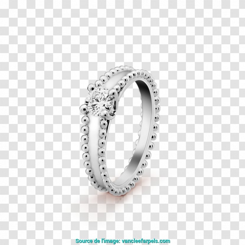 Engagement Ring Solitaire Van Cleef & Arpels - Jewellery Transparent PNG