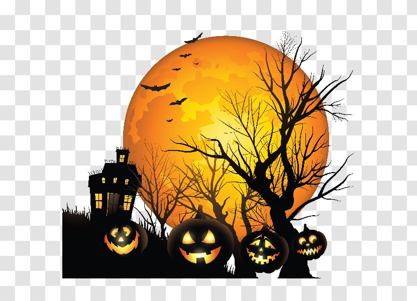 Haunted House YouTube Ghost Clip Art - Tree - Halloween Moon Transparent PNG