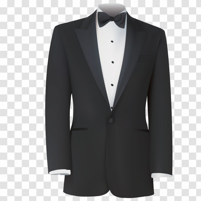 Tuxedo Suit Formal Wear Clothing - Men's Suits Transparent PNG