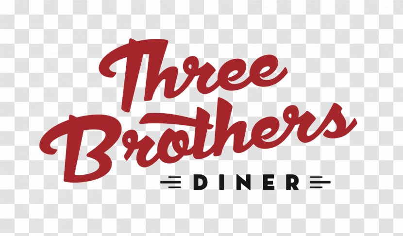 3 Brothers Diner Logo Brand Font Product - Famous Greek Desserts Transparent PNG