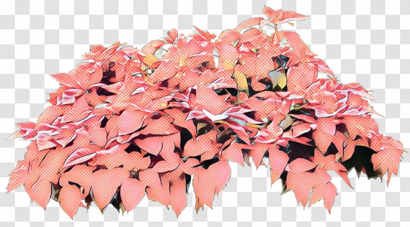Pink Flower Cartoon - Vintage - Perennial Plant Peach Transparent PNG