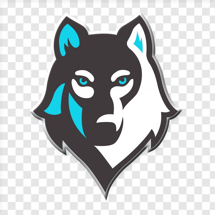 Yorkson Creek Middle School District 35 Langley Logo - Website - Wolf Transparent PNG