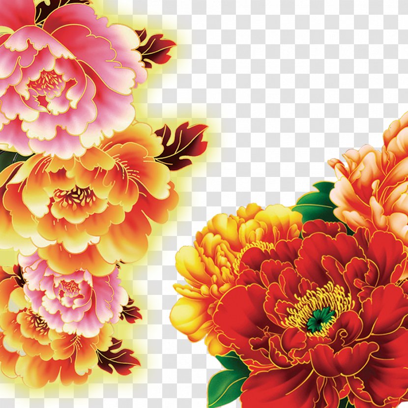 Floral Design Malus Spectabilis - Flower Bouquet - Peony Transparent PNG