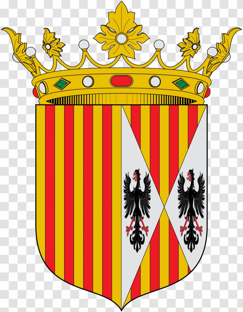 Crown Of Aragon Castile Kingdom Reconquista - Coat Arms The - FERDINANDO Transparent PNG