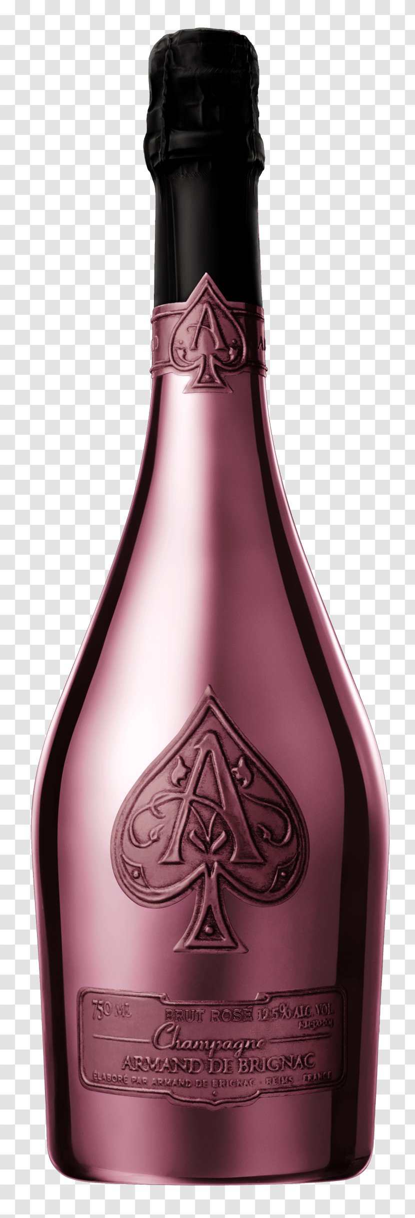 Champagne Pinot Noir Montagne De Reims Rosé Wine - Liqueur Transparent PNG