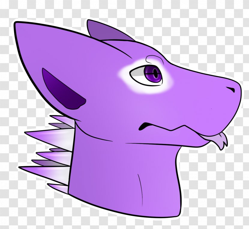 Canidae Dog Clip Art Illustration Snout - Violet Transparent PNG