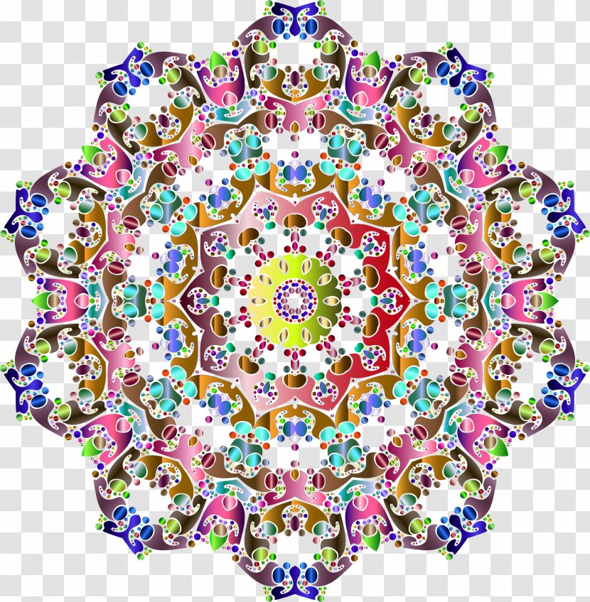 Butterfly Circle Clip Art - Kaleidoscope - Hexagonal Logo Transparent PNG