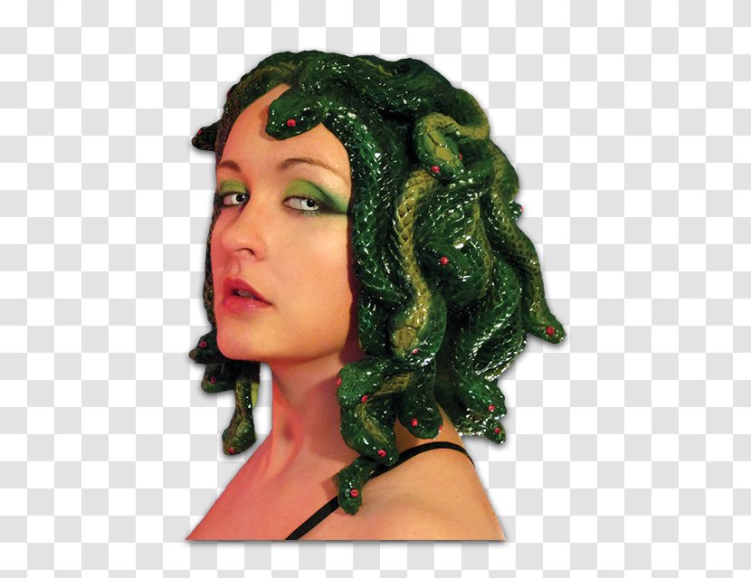 Medusa Costume Wig Clash Of The Titans Perseus - Halloween - Hair Accessory Transparent PNG