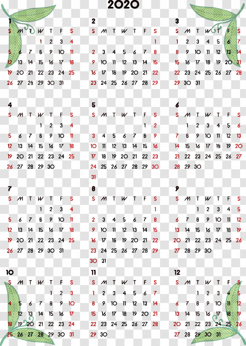 Text Green Calendar Line Font Transparent PNG