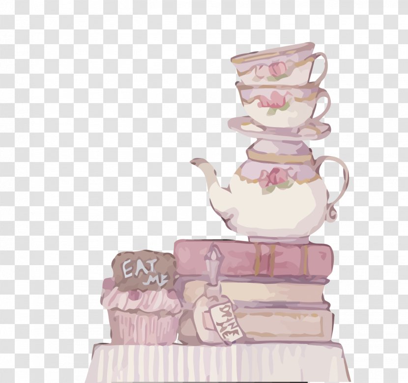 Teapot - Wedding Ceremony Supply - Vector Watercolor Hand-painted Cup Transparent PNG