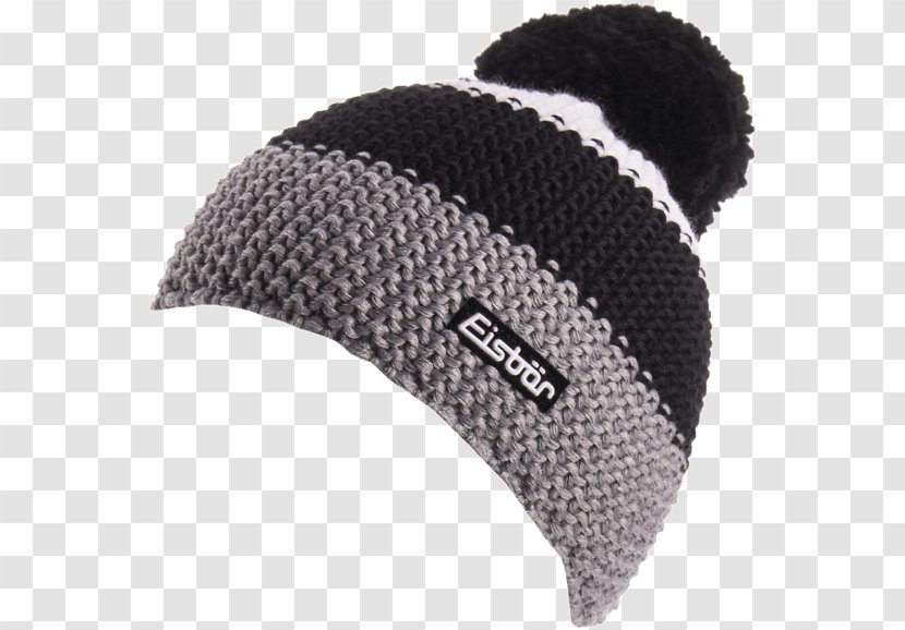 Beanie Knit Cap Black Pom-pom Transparent PNG