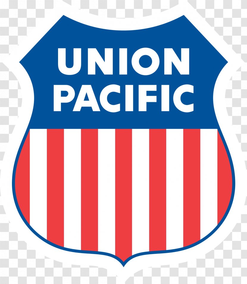 Rail Transport Train Union Pacific Railroad Logo Corporation - Signage - Cliparts Diesel-Electric Locomotive Transparent PNG