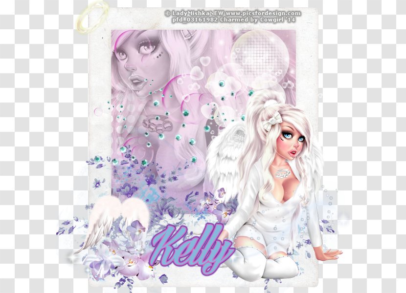 Barbie Illustration Pink M Picture Frames Fiction - Lilac Transparent PNG
