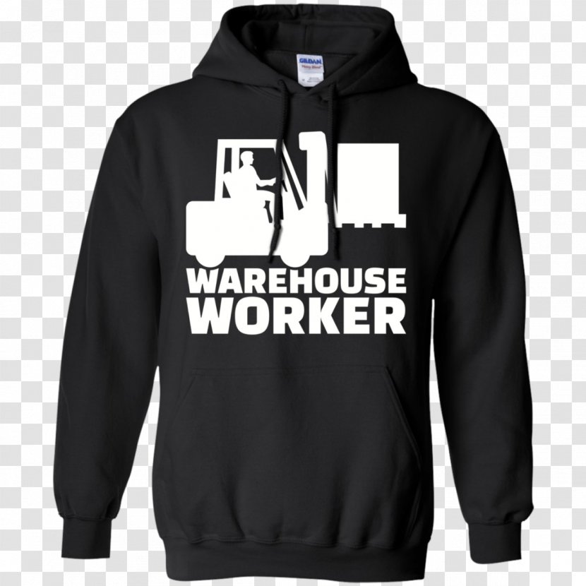 T-shirt Hoodie Robe Clothing - Black - Warehouse Worker Transparent PNG