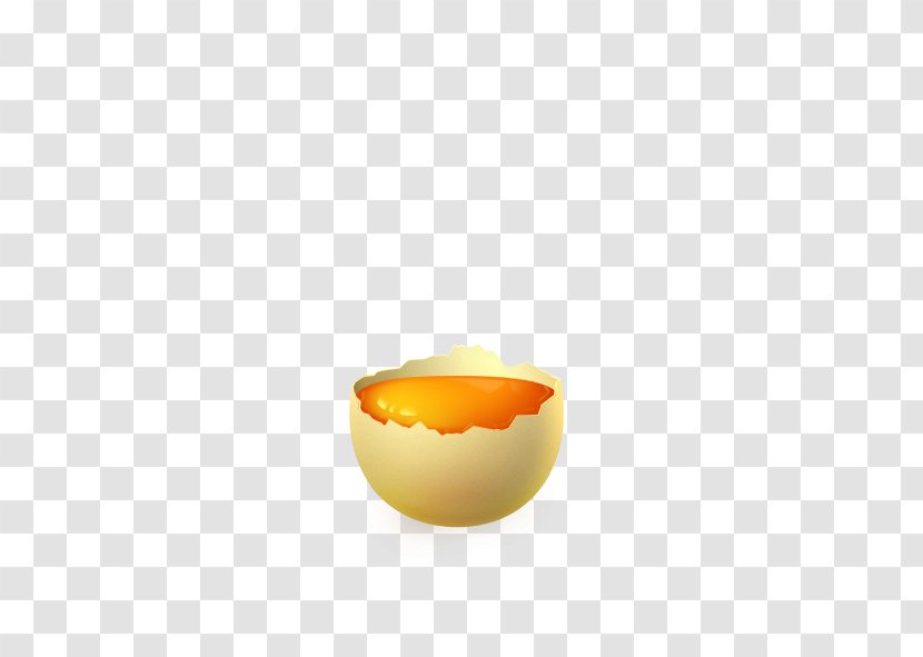 Egg Yolk Euclidean Vector Icon - Yellow - Open Eggs Transparent PNG