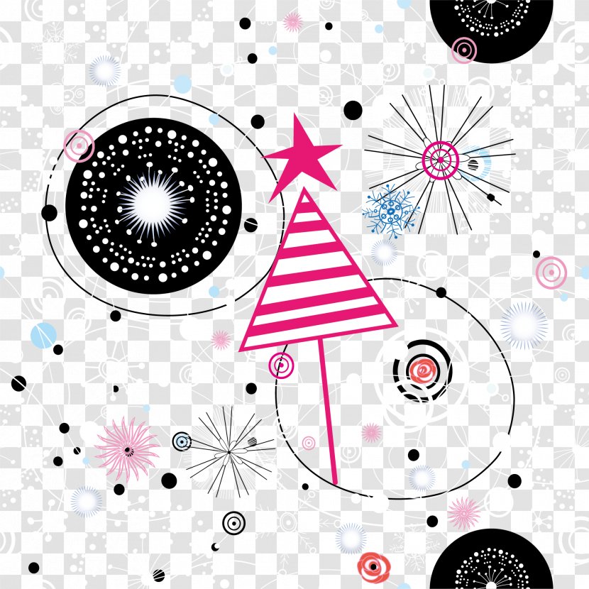 Drawing - Tree - Vector Stars Background Transparent PNG