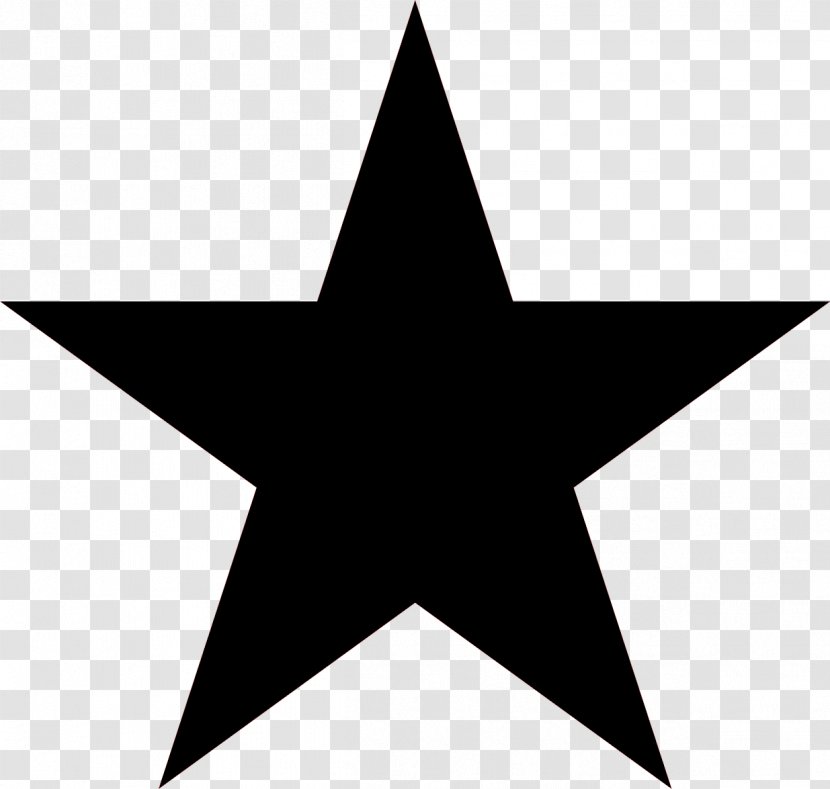 Star Clip Art - Black - Good Evening Transparent PNG