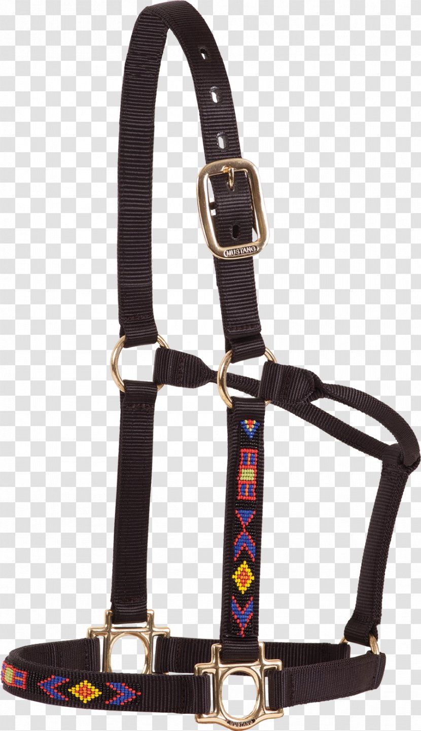 Halter Horse Tack Strap Leash Buckle - Nylon - American-style Transparent PNG