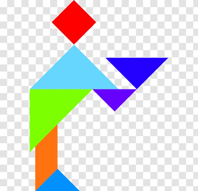 Jigsaw Puzzles Tangram Clip Art - Triangle Transparent PNG