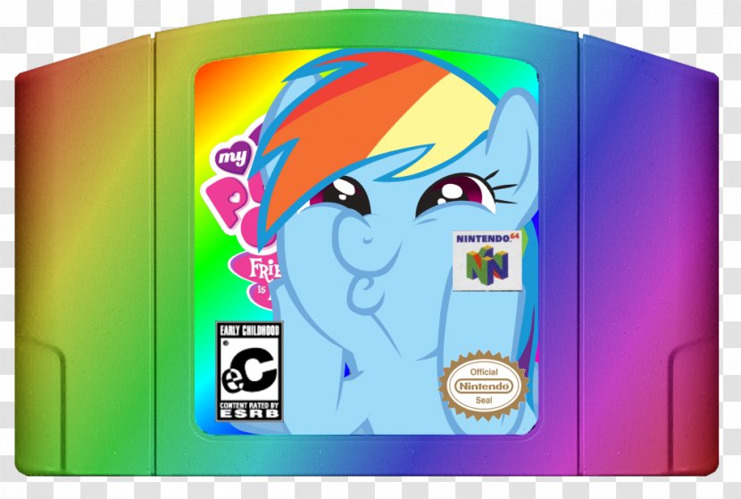 Nintendo 64 Rainbow Dash Applejack Twilight Sparkle Fluttershy - Pinkie Pie - N64 Background Transparent PNG