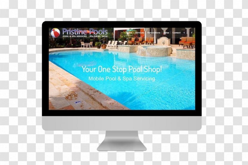 Swimming Pools Website Social Media Marketing Web Design - Multimedia - Dynamic Graphic Material Transparent PNG