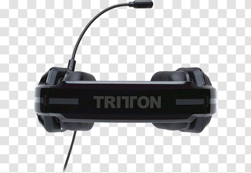 Black Headphones TRITTON Kunai Headset Xbox One - Video Game Consoles Transparent PNG