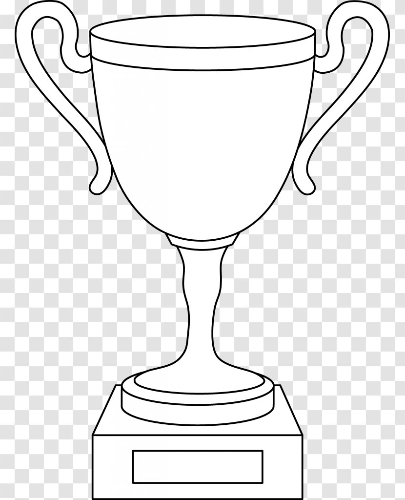 Coloring Book Trophy Table-glass Clip Art Award - Martini Glass Transparent PNG