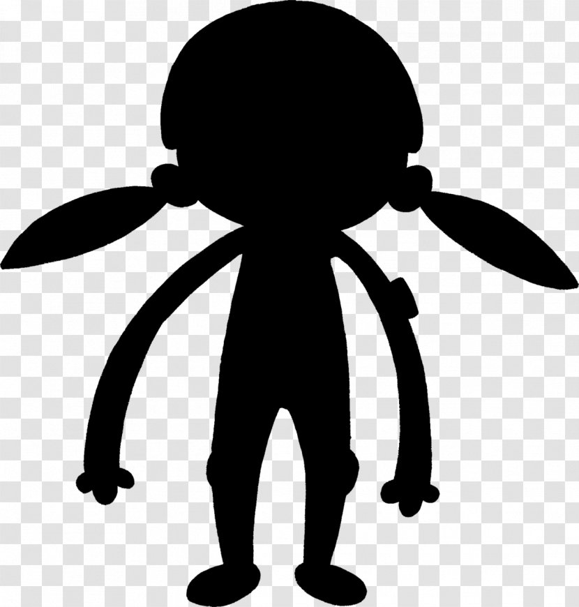 Clip Art Human Behavior Silhouette Character Cartoon - Blackandwhite Transparent PNG