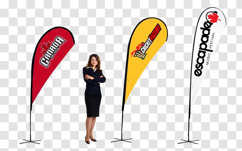 Banner Flag Advertising Trade Show Display Message - Hanging Flags Transparent PNG