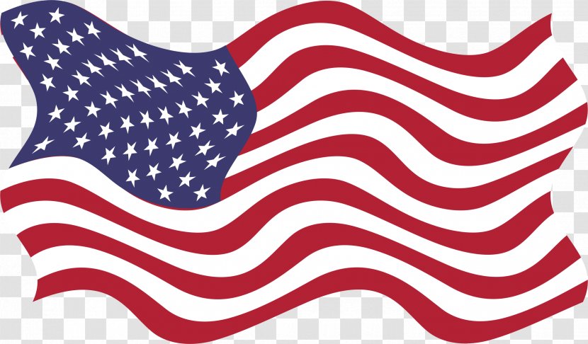 Flag Of The United States Clip Art - Point - America Transparent PNG