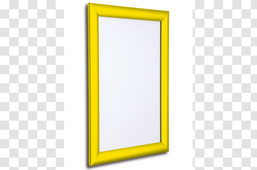 Picture Frames Yellow Poster Color - Blue Transparent PNG