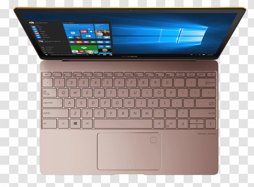 Laptop ASUS ZenBook 3 UX390 Intel Core I7 - Electronic Device Transparent PNG