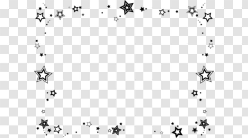 Star Clip Art - White - Frame Cliparts Transparent PNG