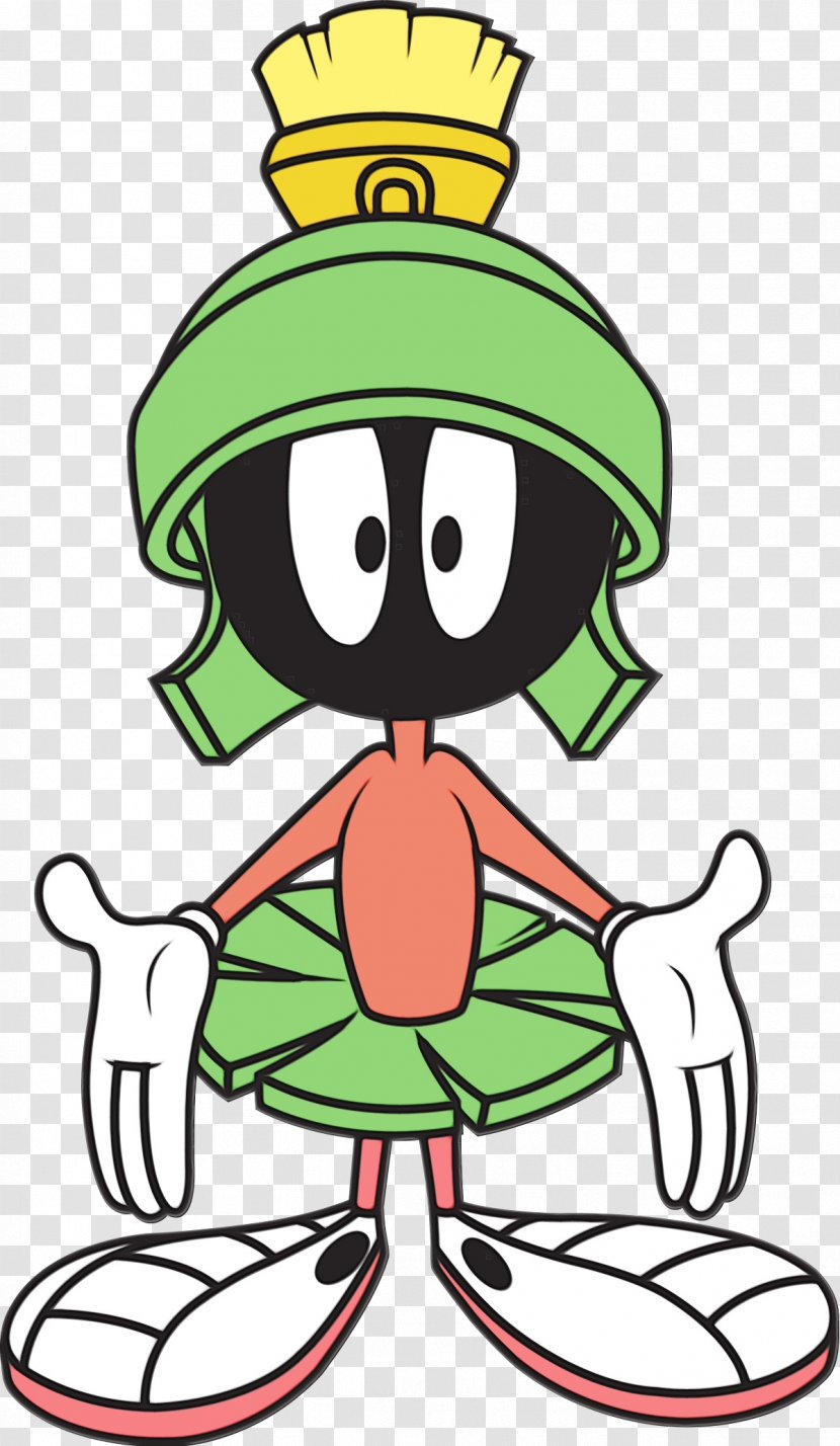 Marvin The Martian Green - Quiz - Pleased Finger Transparent PNG