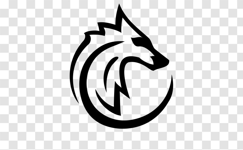 Gray Wolf Logo Clip Art - Fictional Character - Leaf Transparent PNG