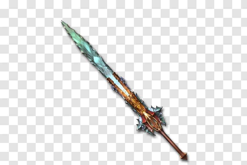 Granblue Fantasy Sword Weapon Joyeuse Katana - Wiki Transparent PNG